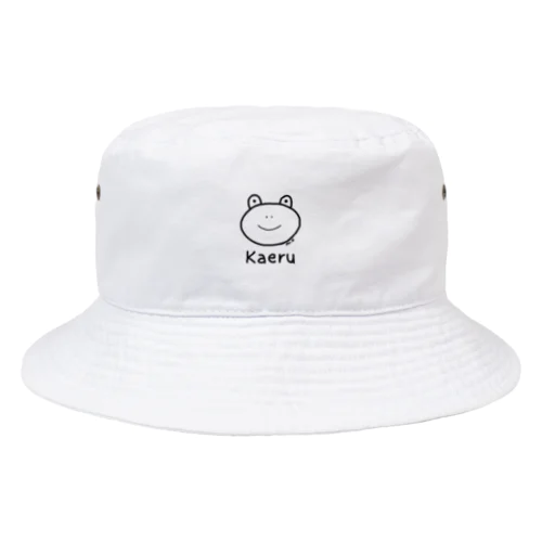 Kaeru (カエル) 黒デザイン Bucket Hat
