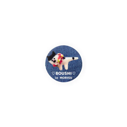 営業部長ぼうしちゃん(デニムブルー) Tin Badge