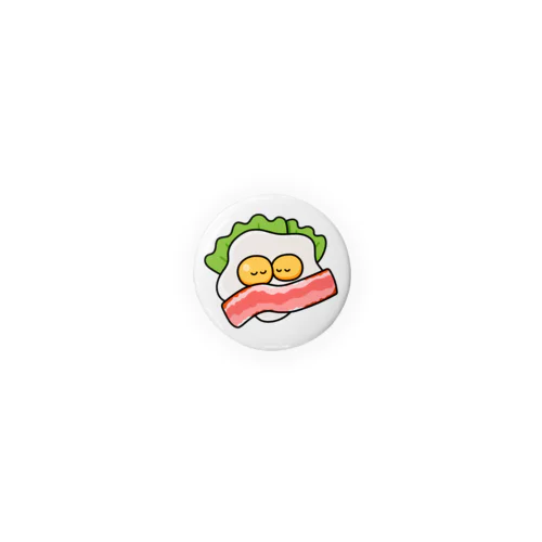 双子の目玉焼きくん Tin Badge