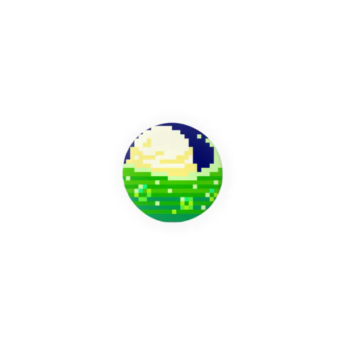 クリームソーダウェーブ【ドット絵】 Tin Badge