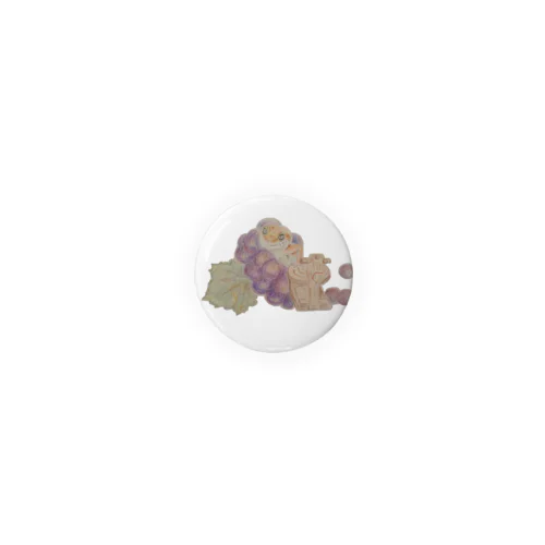 ぶどう食べる？ Tin Badge