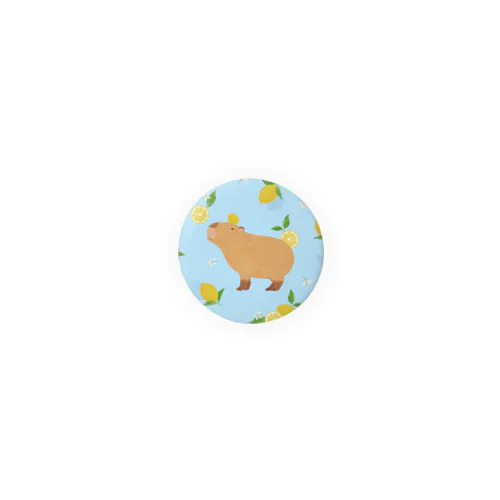 カピバラレモン Tin Badge