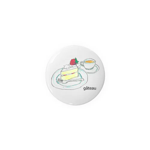 ケーキ Tin Badge