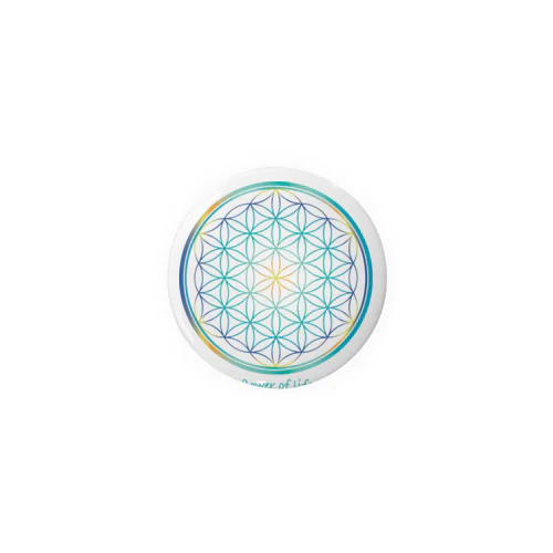 flower of life mix A Tin Badge