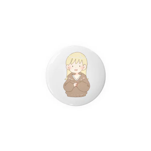 女の子② Tin Badge