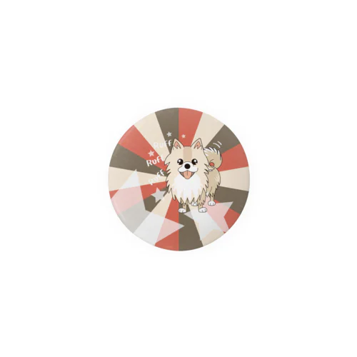 44mmぽめるのキラキラ缶バッチ  Tin Badge