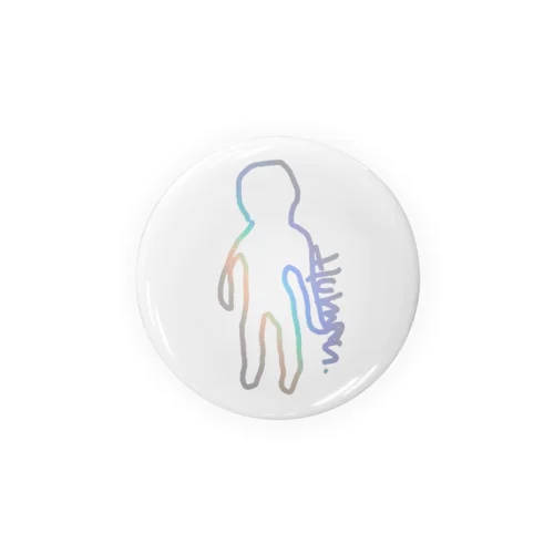 ヒト▷ Human ▷人間 Tin Badge