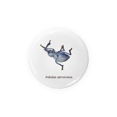 ブルーデザートアイアンクラッドビートル Tin Badge