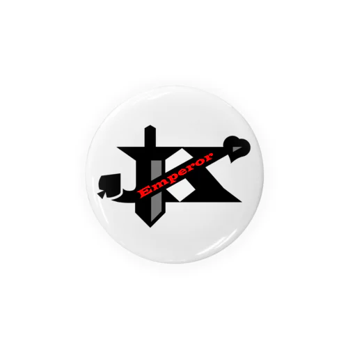 エンペラーグッズ ブラック Tin Badge