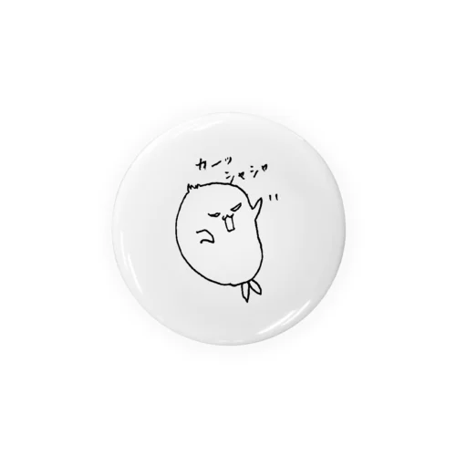 怒りのまめざらし Tin Badge
