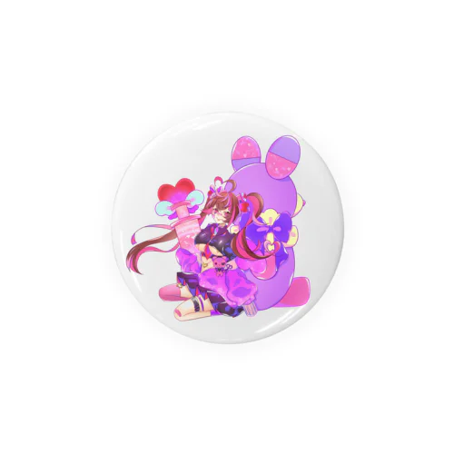 病みかわいい#メンヘラ#女の子#サブカル Tin Badge Gifts ∞ SUZURI