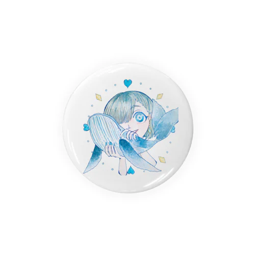 青の子 Tin Badge