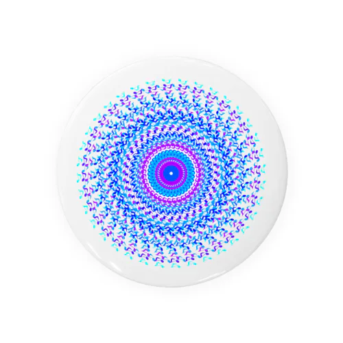 音符の花火(ブルー) Tin Badge
