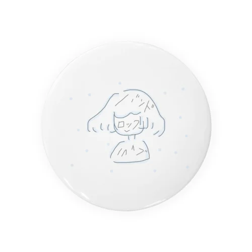 Rock × girl Tin Badge