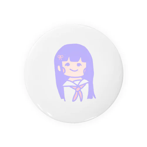 憧れのあの子。 Tin Badge