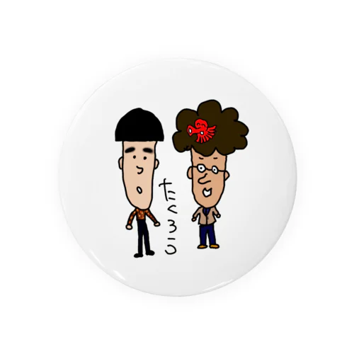 たこたくろう Tin Badge