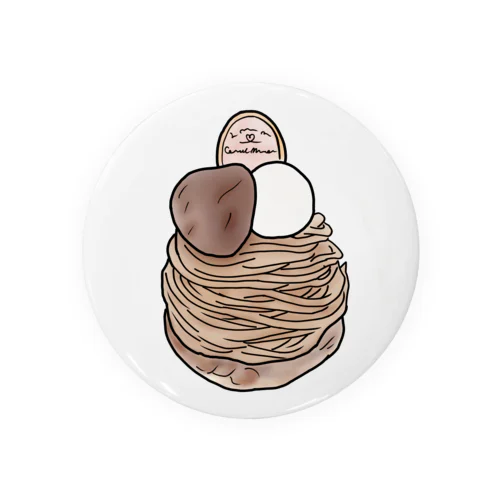 モンブラン🌰 Tin Badge