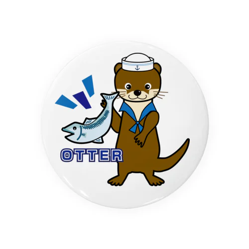 カワウソ・マリン Tin Badge
