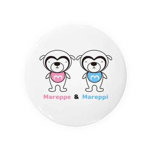 まれっぺ&まれっぴ Tin Badge