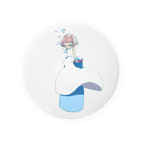 しゃぼんだま Tin Badge