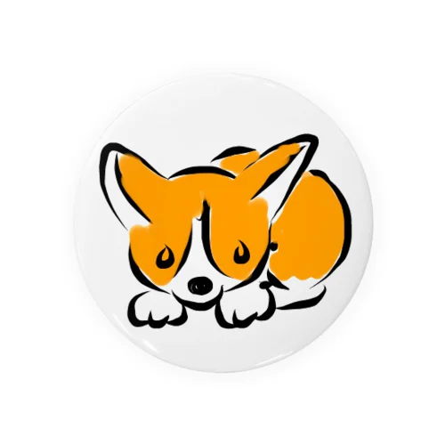 こーぎー(ふせ) Tin Badge