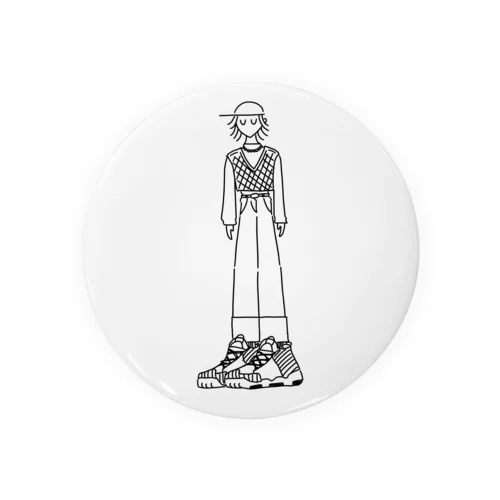 「オシャレくん」 Tin Badge