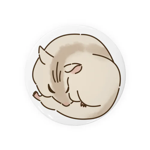 むちむちベーグルハムスター Tin Badge