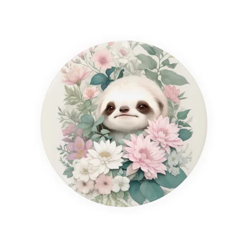 ナマケモノ Tin Badge