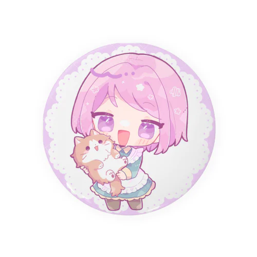 アリス4周年記念グッズ(背景つき) Tin Badge