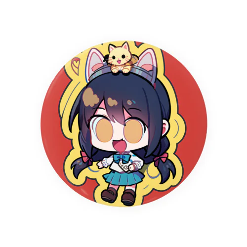 ネコのねこむちゃん Tin Badge