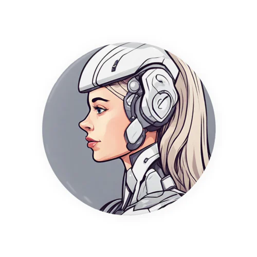 AIアンドロイド Tin Badge