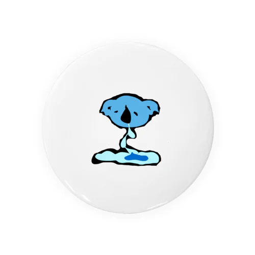 鼻水コアラ(デザイン小さめバージョン) Tin Badge