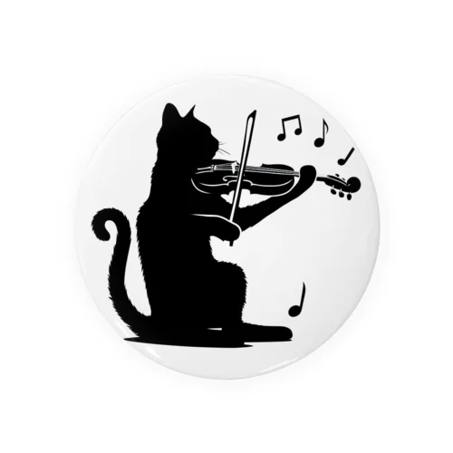 猫のバイオリニスト Tin Badge