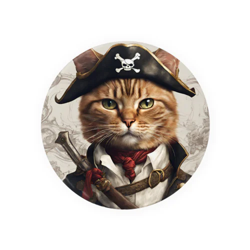 猫海賊団シリーズ★ジャック船長 Tin Badge