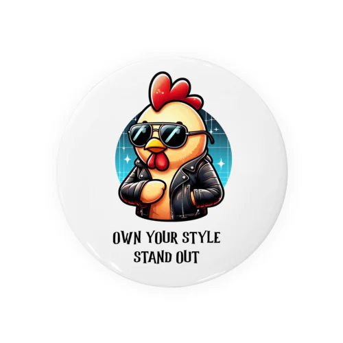 メタリックフライ Tin Badge