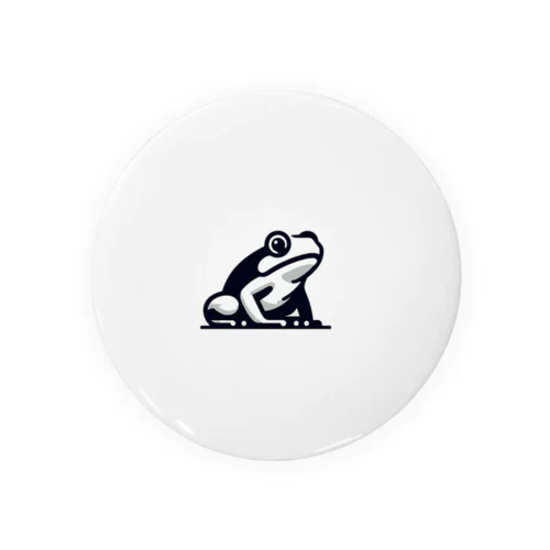 モノクロカエルくん Tin Badge
