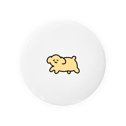 やわらかいいぬ Tin Badge