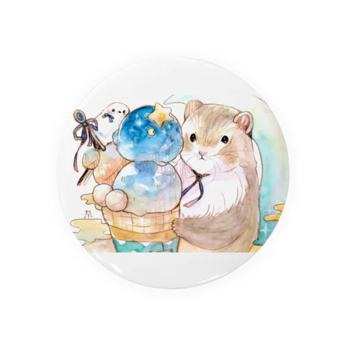 夏空アイス Tin Badge