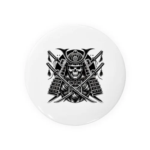 samurai Tin Badge