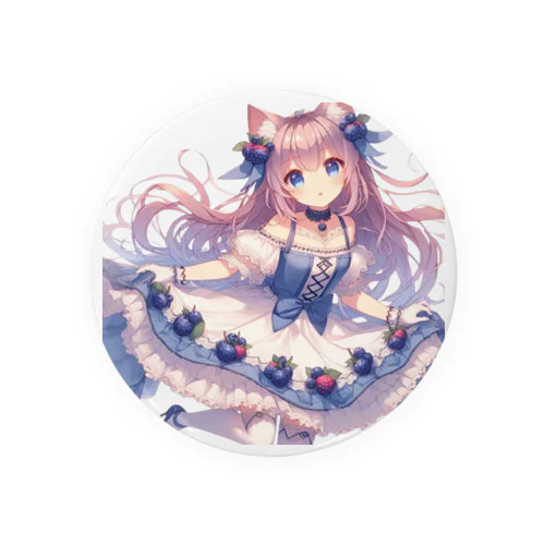 ベリードレスの猫娘 Tin Badge