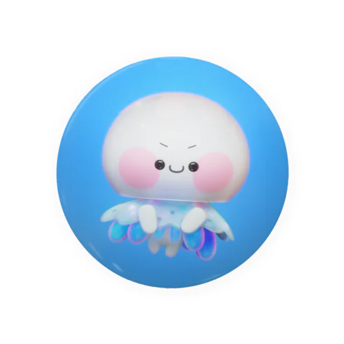  くらげちゃん (Collaboration with Yui) Tin Badge