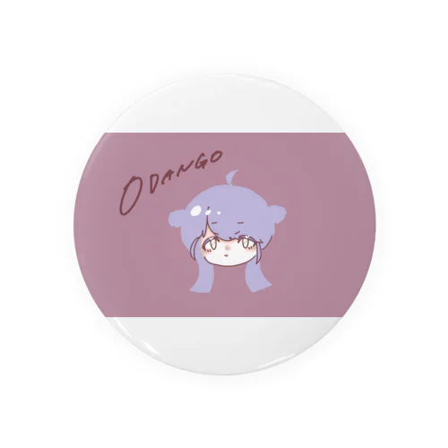 紫色の髪の女の子 Tin Badge