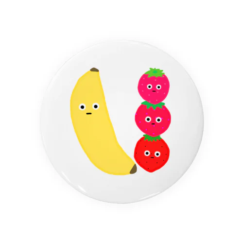  ばななといちご２ Tin Badge