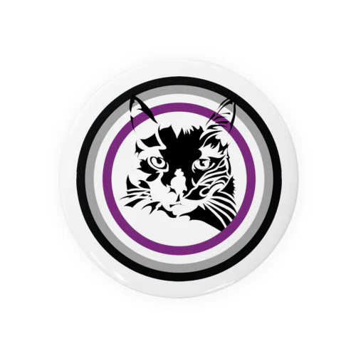 黒猫shadow Tin Badge