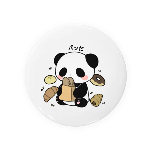 パンだ🐼🥐 Tin Badge