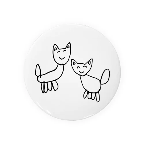 なかよしねこたち Tin Badge