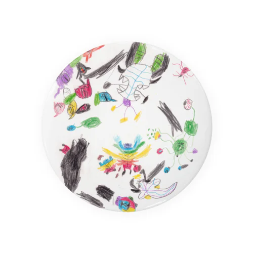 海中のいきもの Tin Badge