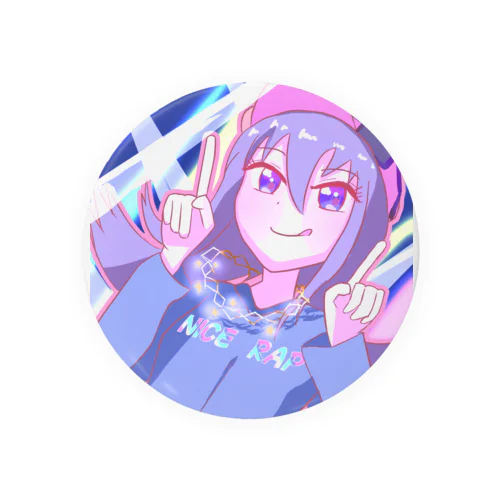 ラップ店長アゲ↑アゲ↑ Tin Badge