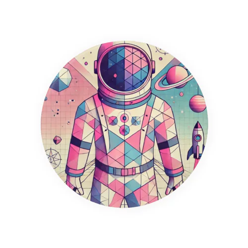 宇宙の人 Tin Badge