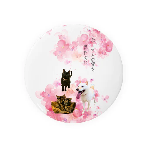 たくさんの愛を君たちに Tin Badge